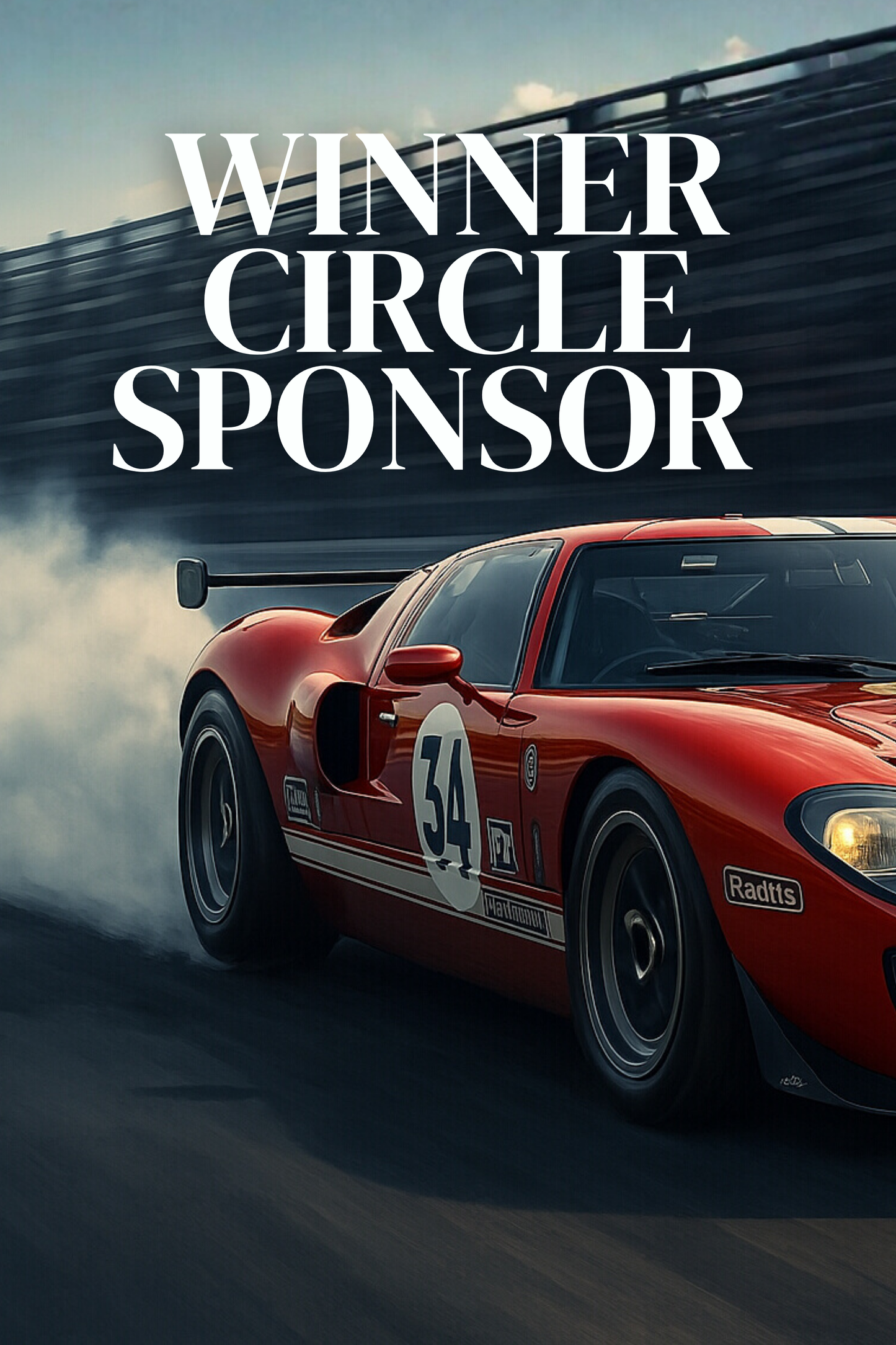 Secure Your Sponsorship – Lead Character Winner Circle (Deposit Only)