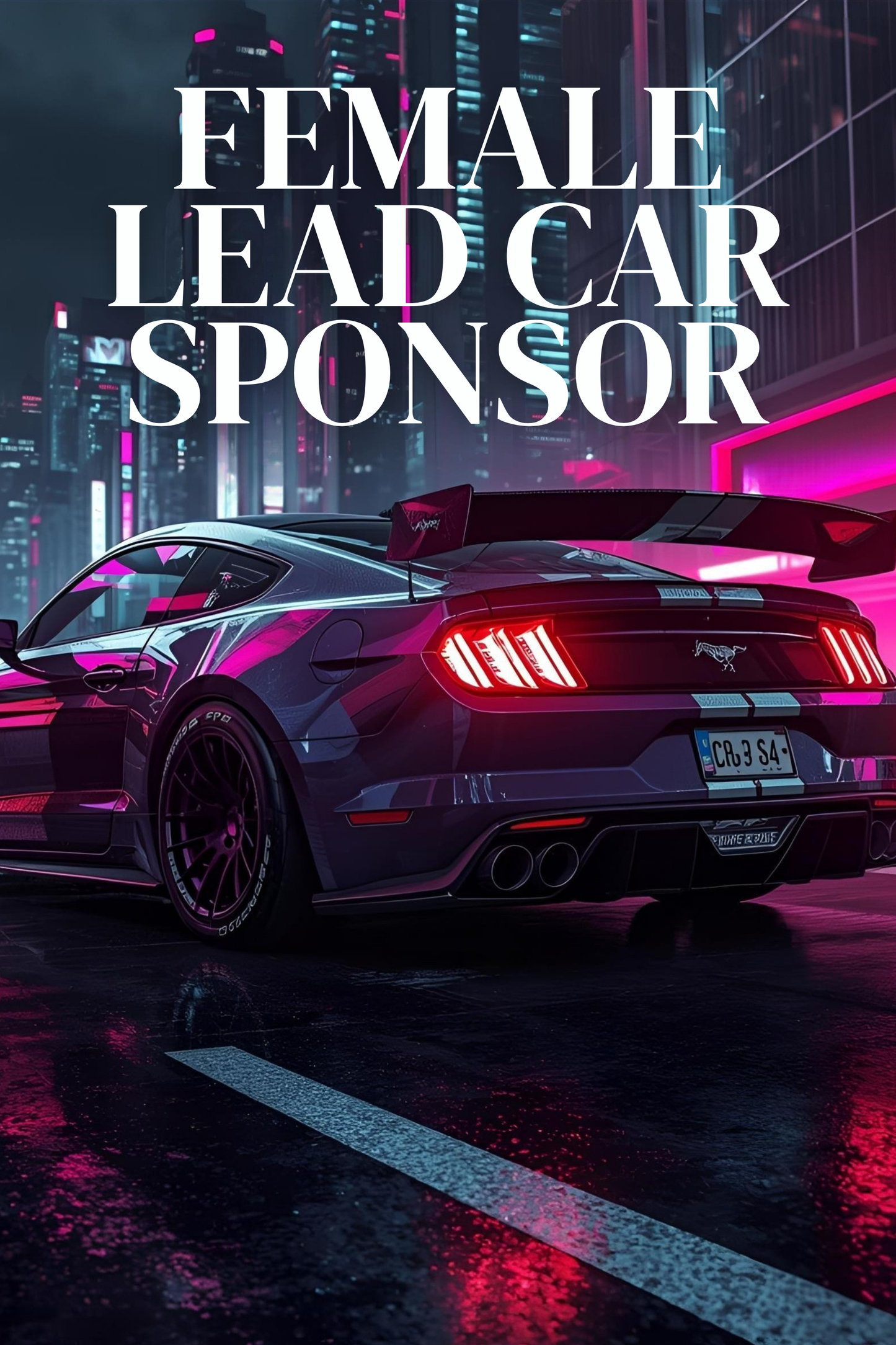 Secure Your Sponsorship – Alex – Female Lead Car Sponsor (Deposit Only)