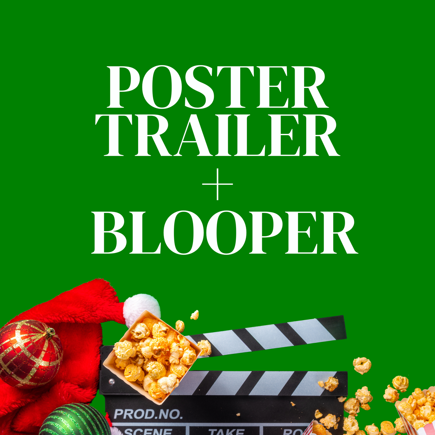 POSTER, TRAILER, + BLOOPER REEL